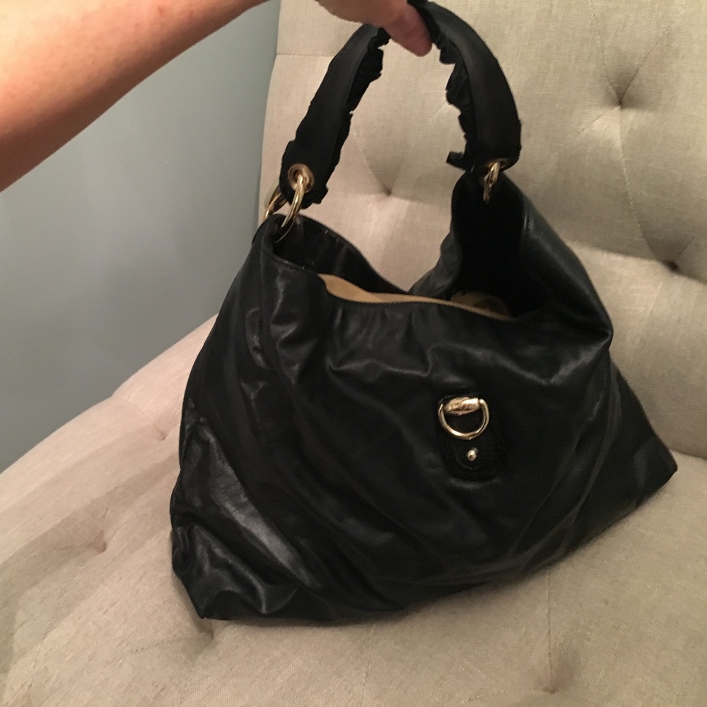 Authentic leather Gucci Hobo bag